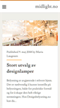 Mobile Screenshot of midlight.no